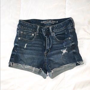 Hi-Rise Jean Shorts